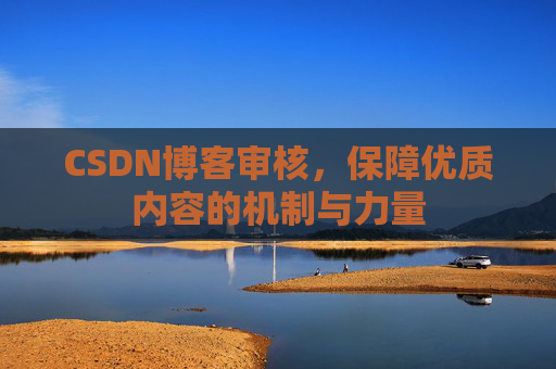 CSDN博客审核，保障优质内容的机制与力量